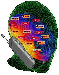 оздействие электромагнитного поля создаваемого сотовым телефоном на мозг